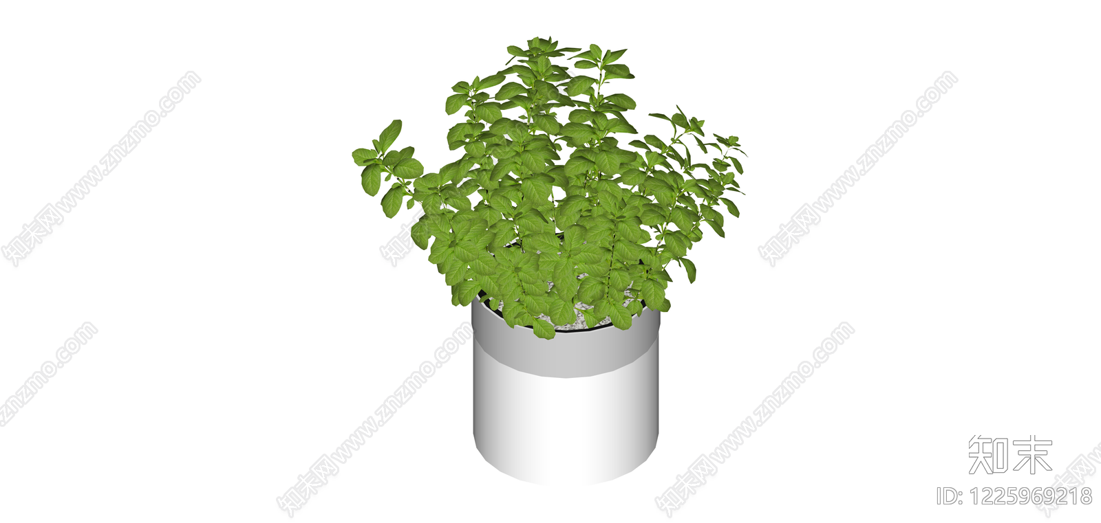 盆栽绿植模型SU模型下载【ID:1225969218】