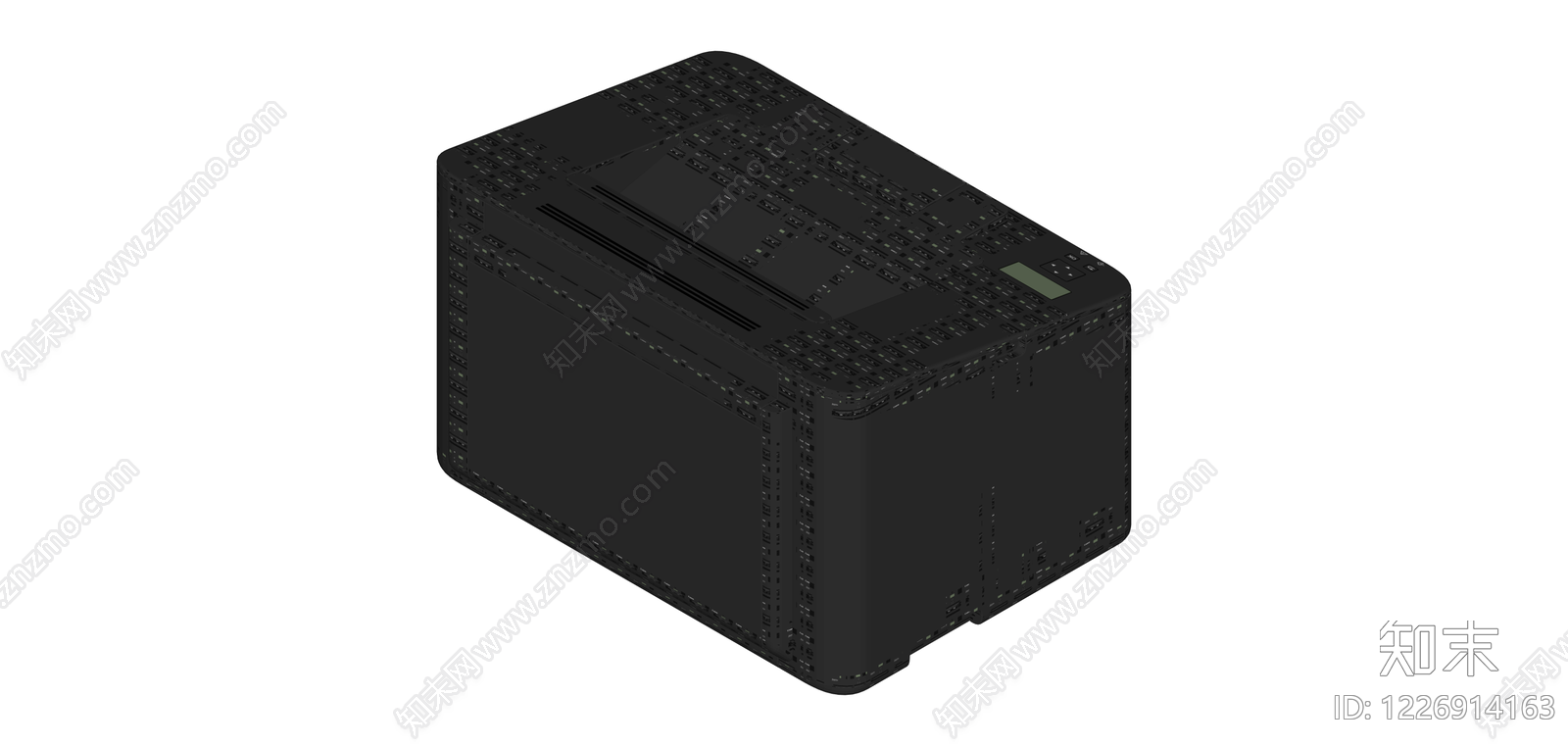 Canon打印机白模SU模型下载【ID:1226914163】