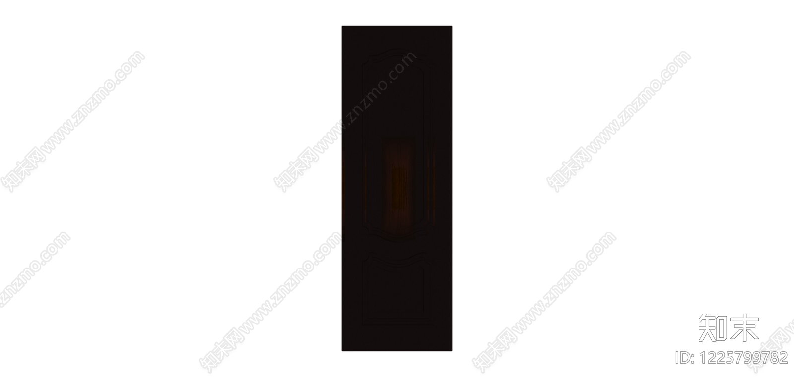 深色门板组件SU模型下载【ID:1225799782】