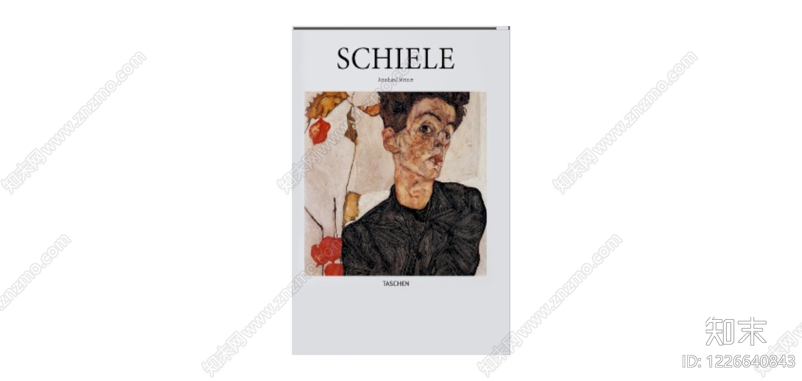 Schiele书籍立体模型SU模型下载【ID:1226640843】