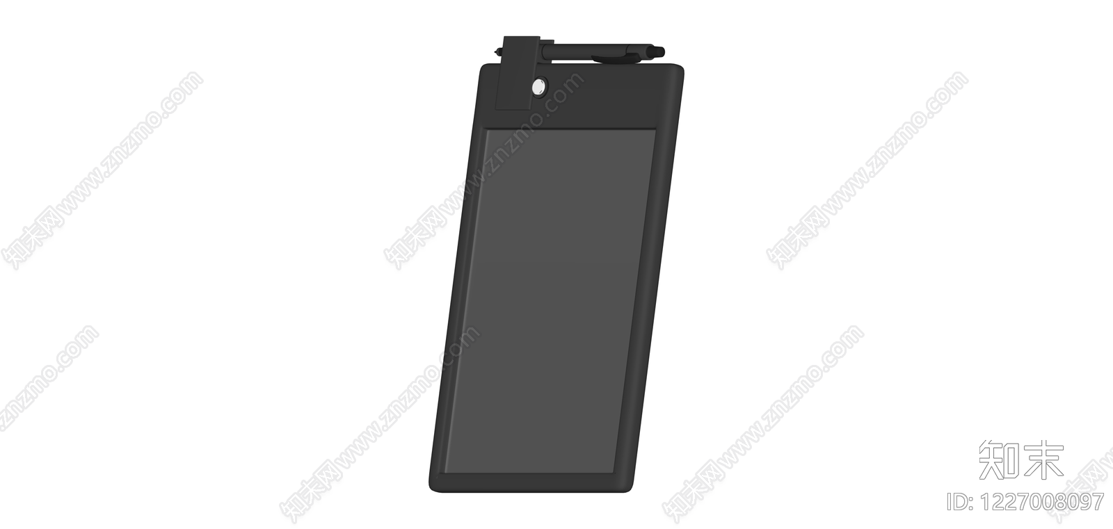 黑色电子手写板SU模型下载【ID:1227008097】