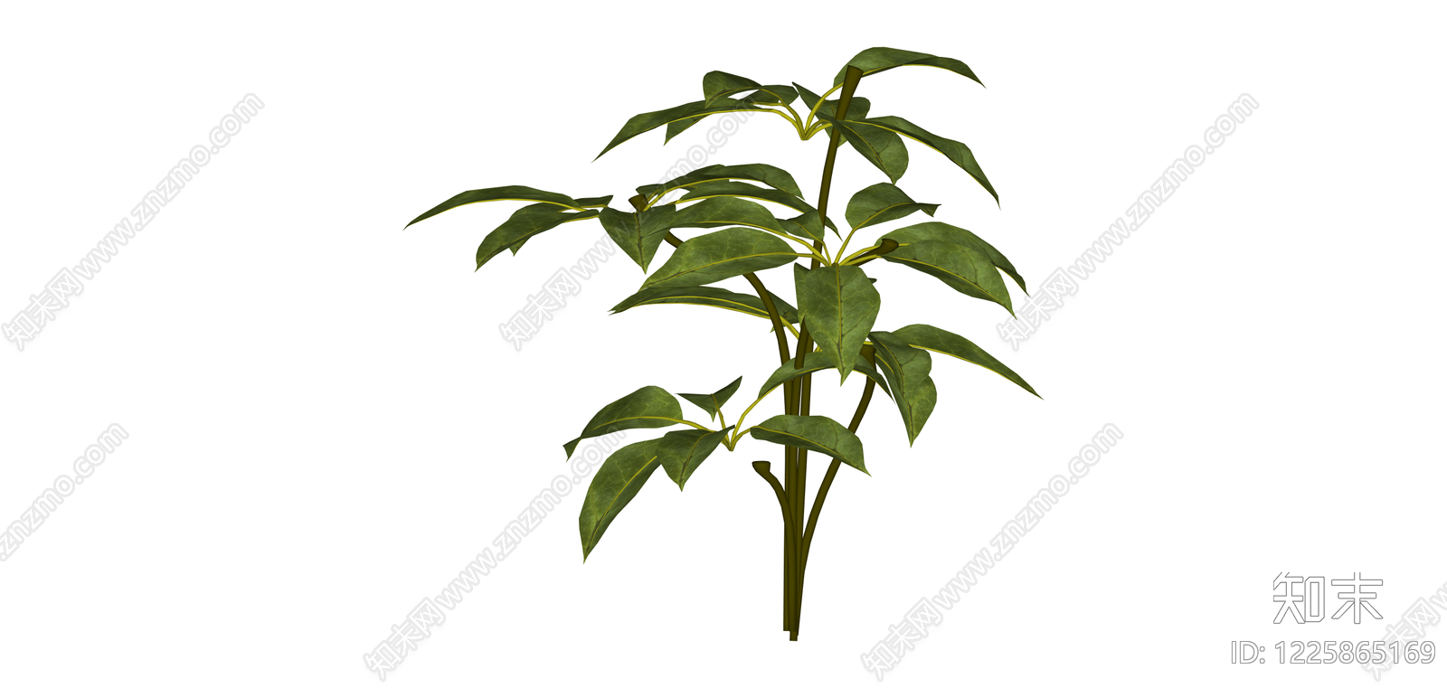 仿真绿植灌木模型SU模型下载【ID:1225865169】