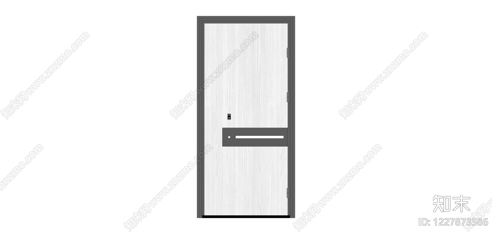 现代风格入户门SU模型下载【ID:1227873586】