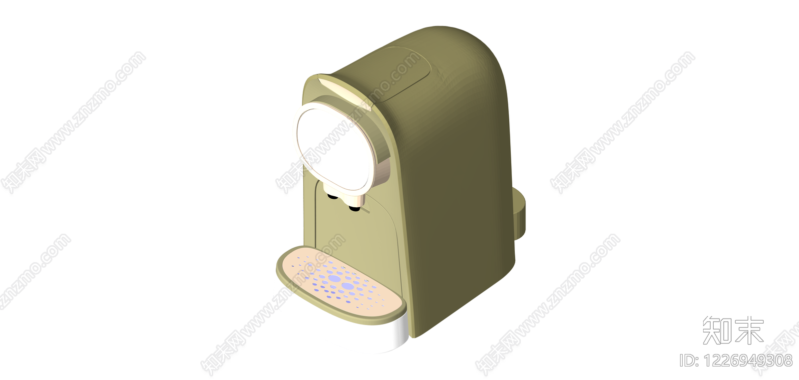 复古风格咖啡机模型SU模型下载【ID:1226949308】