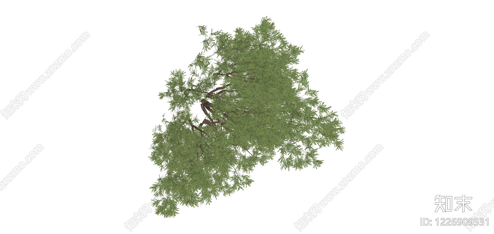 仿真绿植灌木模型SU模型下载【ID:1226909531】