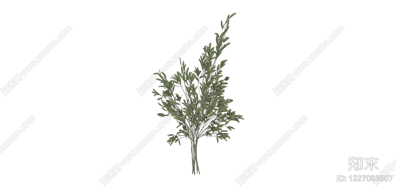 仿真绿植灌木丛SU模型下载【ID:1227083607】