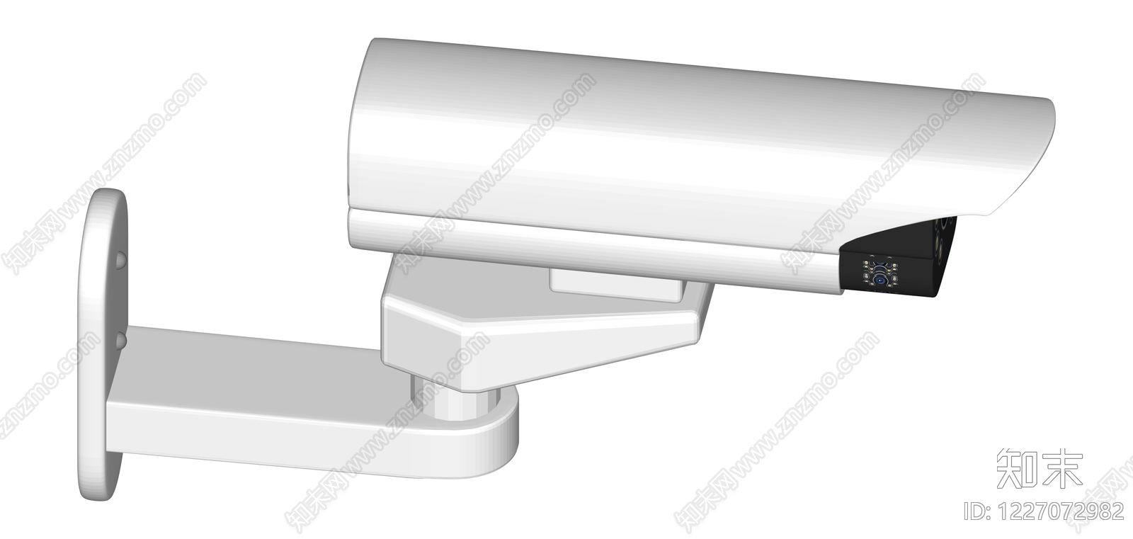 户外安防监控摄像头SU模型下载【ID:1227072982】