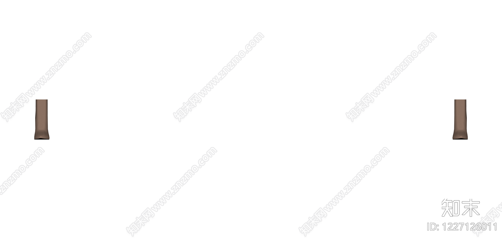 棕色高跟短靴SU模型下载【ID:1227126011】