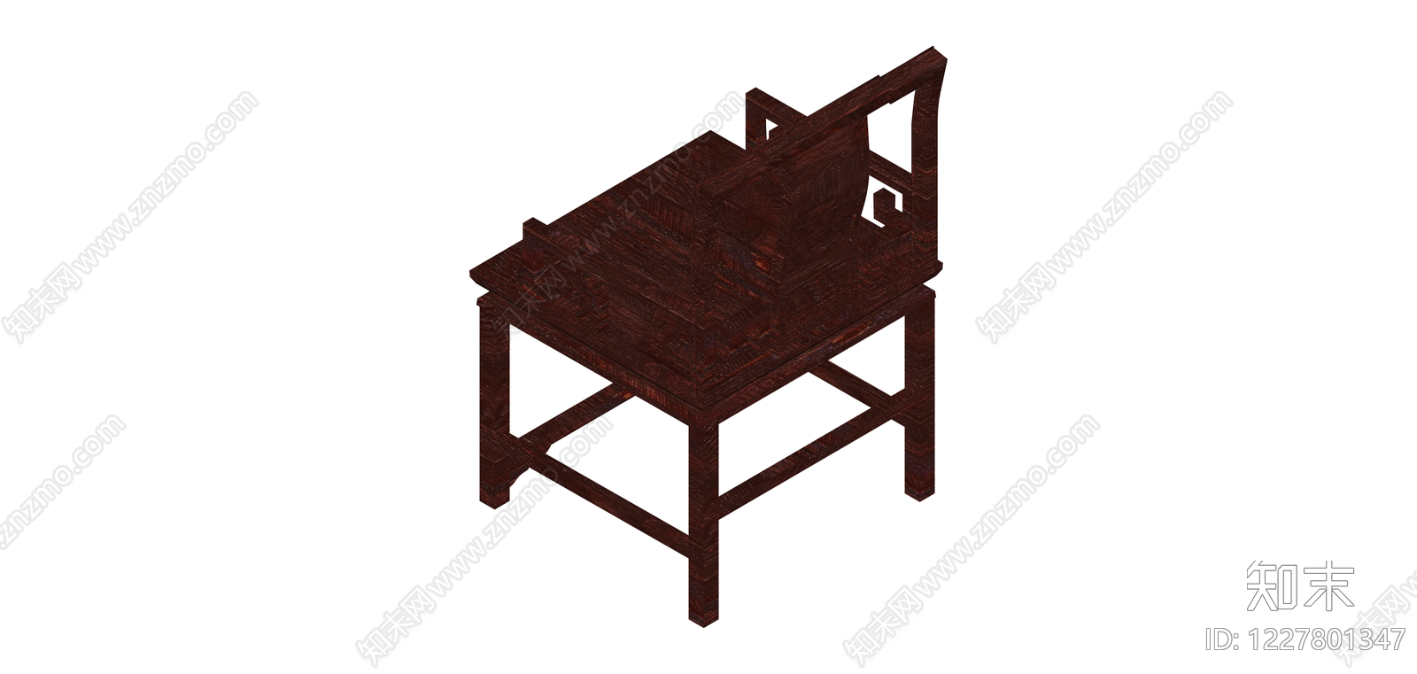 中式太师椅家具模型SU模型下载【ID:1227801347】