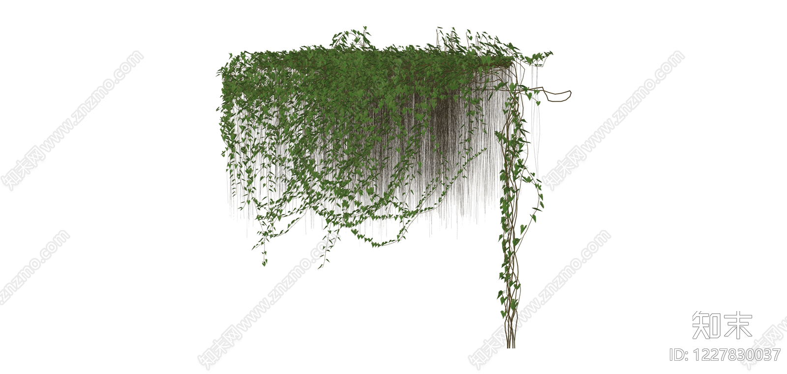 垂吊绿植景观装置SU模型下载【ID:1227830037】