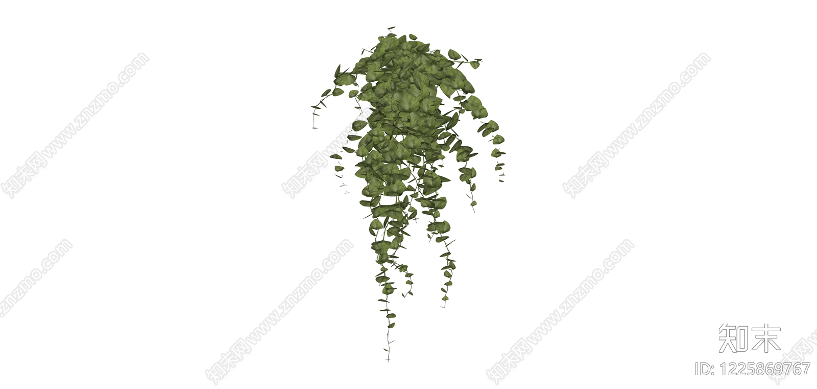 垂吊绿植组合SU模型下载【ID:1225869767】