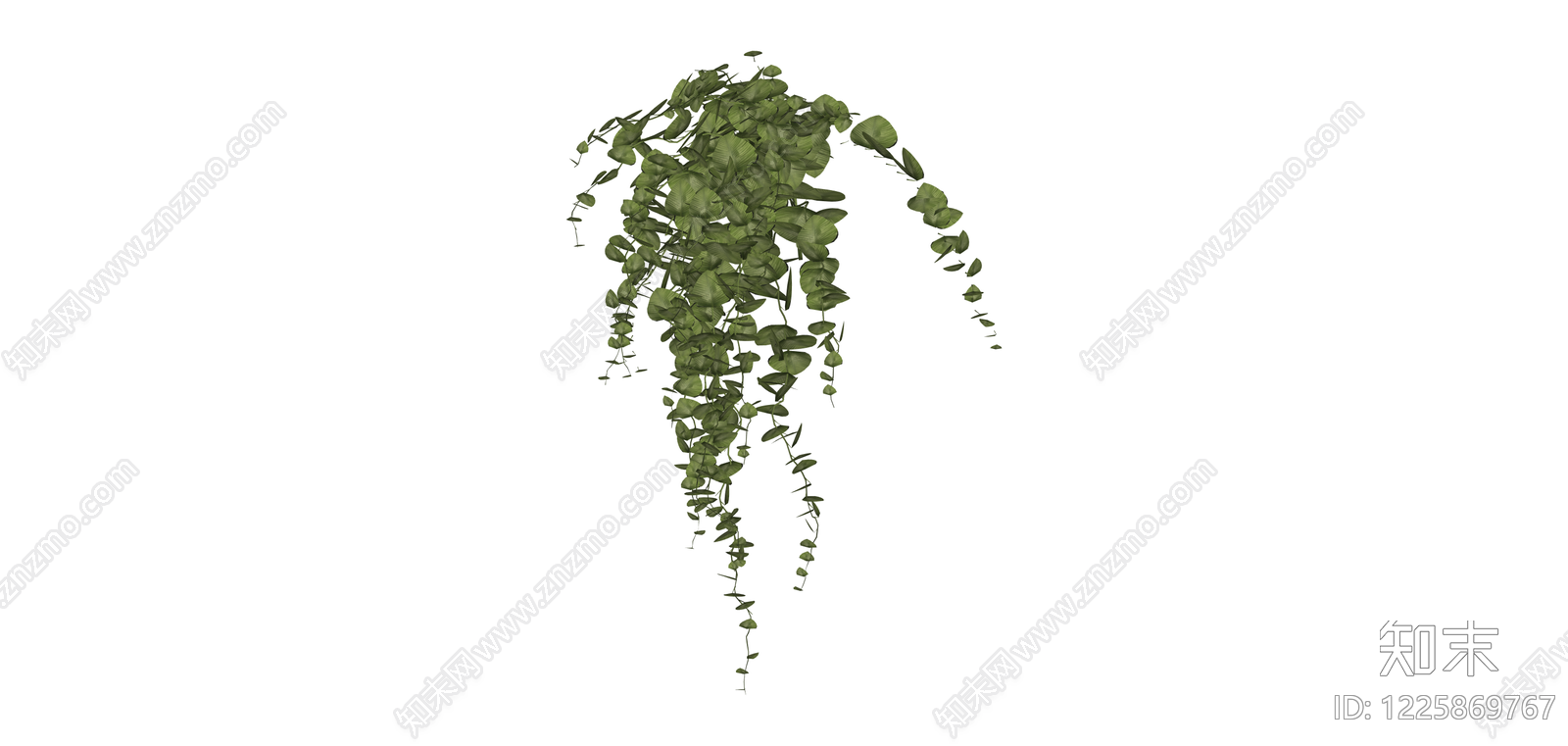 垂吊绿植组合SU模型下载【ID:1225869767】