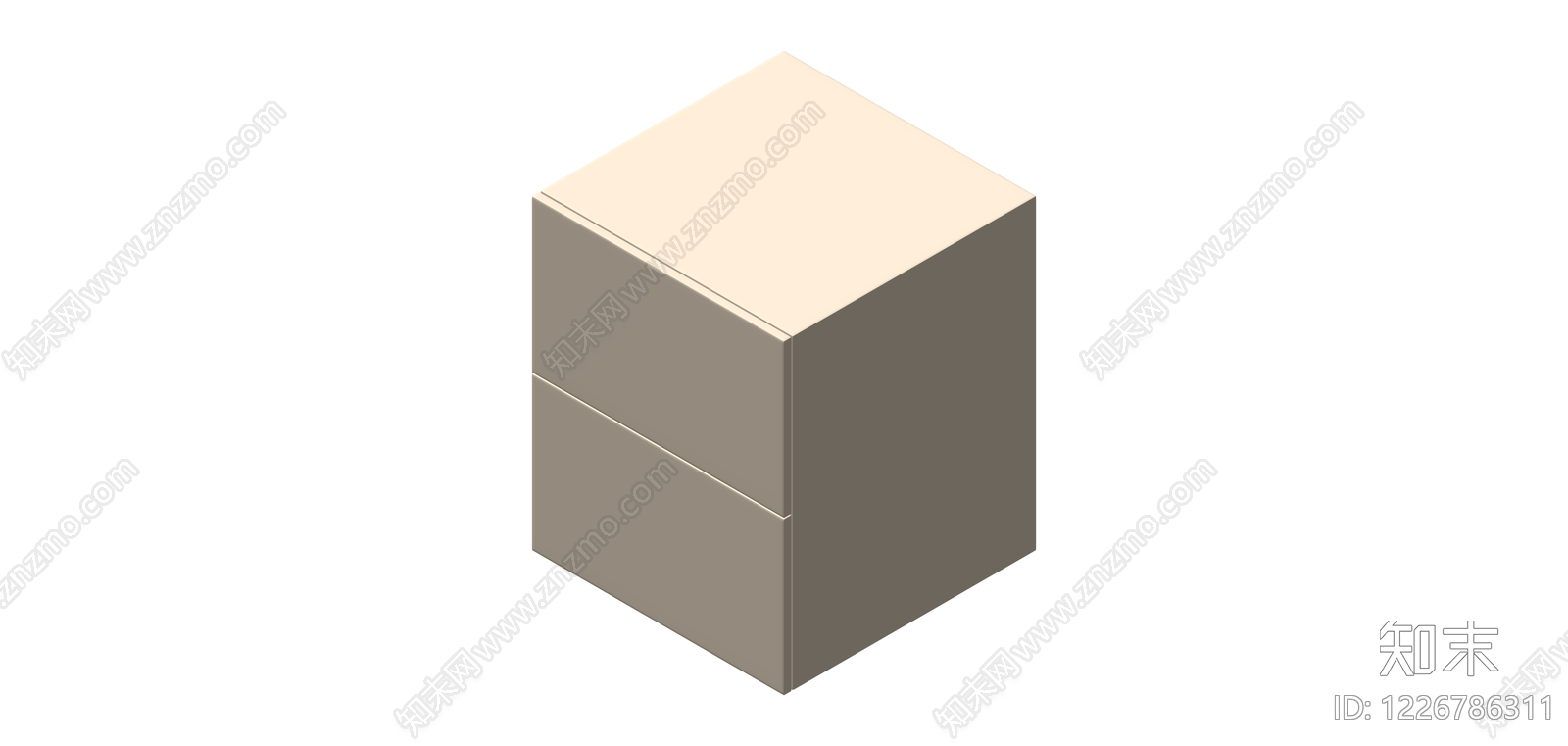 双门储物柜模型SU模型下载【ID:1226786311】