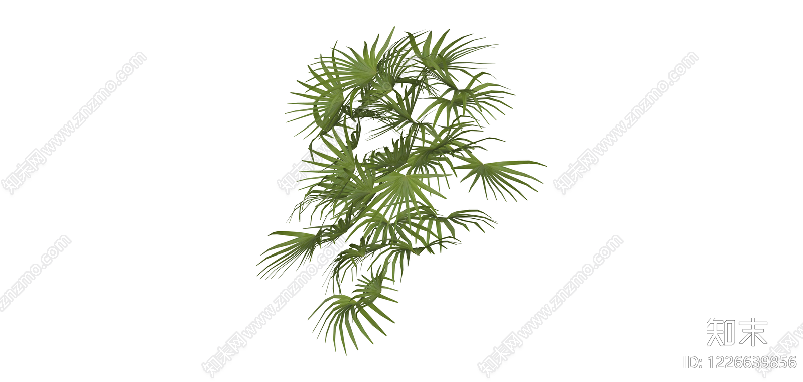 仿真绿植藤蔓组件SU模型下载【ID:1226639856】
