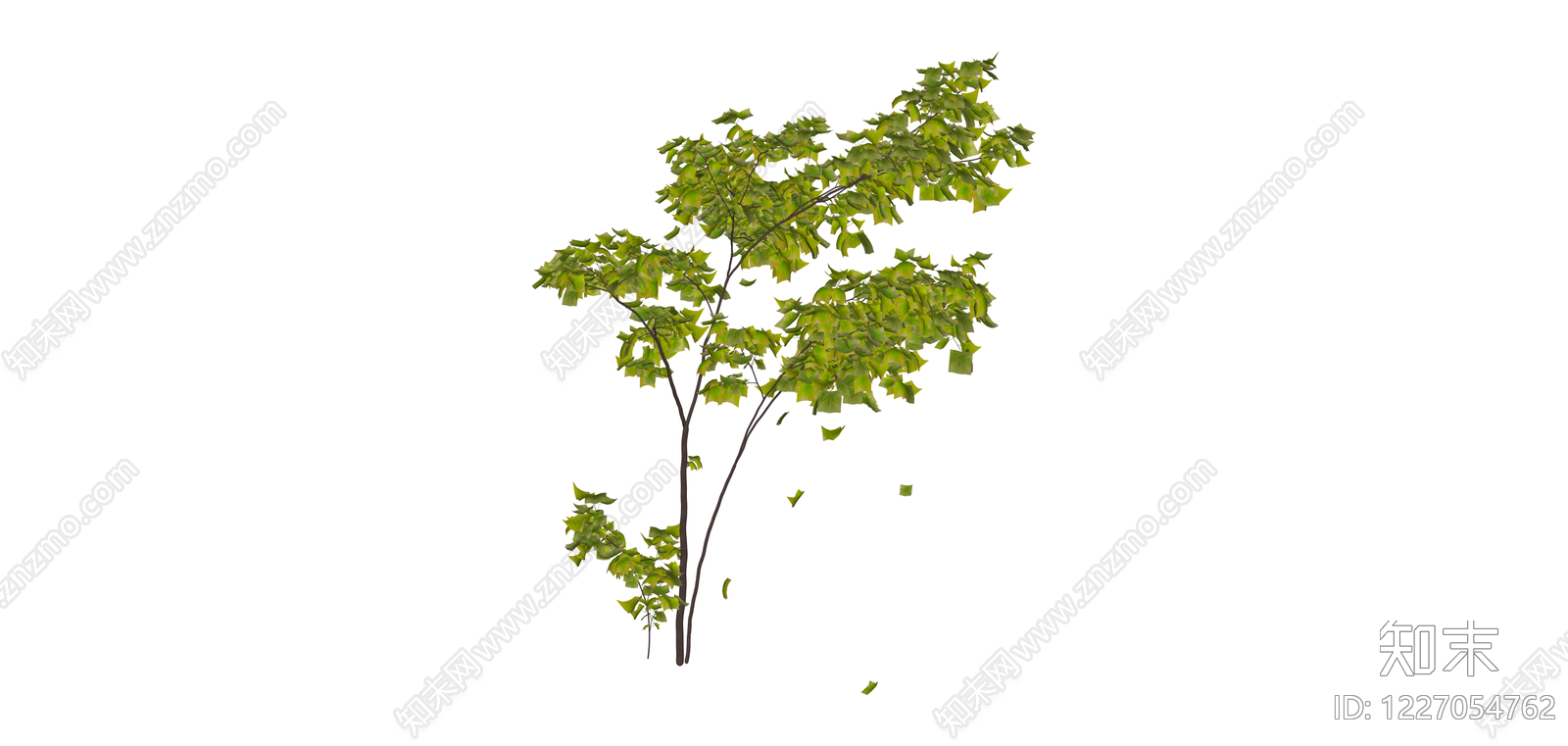 带盆景观树木模型SU模型下载【ID:1227054762】