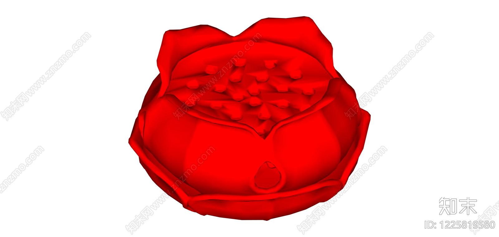 红色玫瑰花卉模型SU模型下载【ID:1225819580】