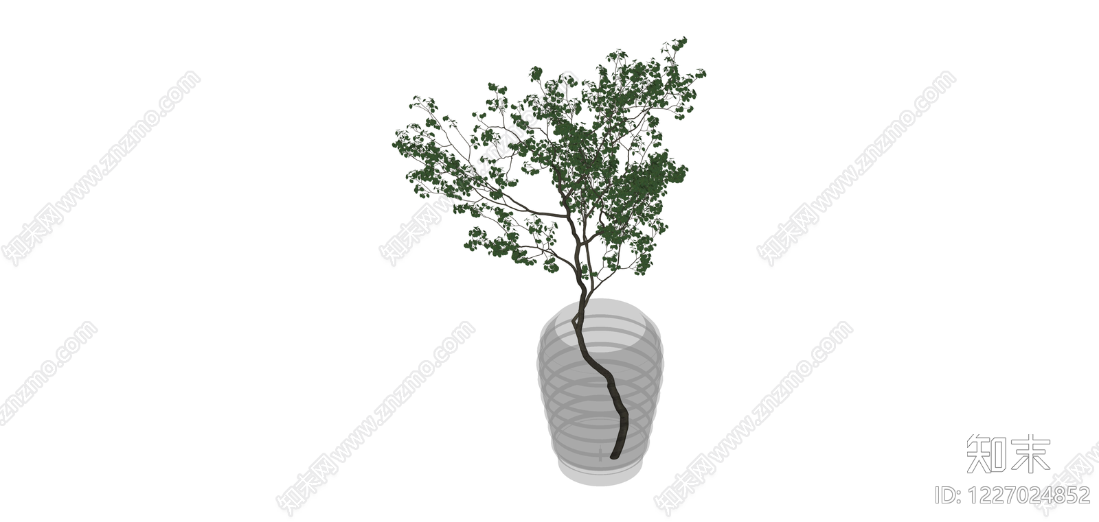 盆栽绿植模型SU模型下载【ID:1227024852】