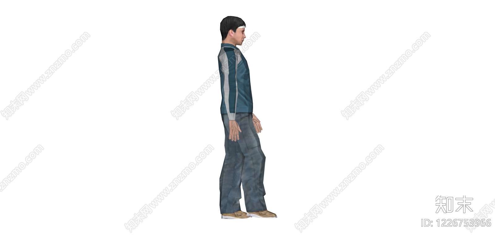 男性人物全身模型SU模型下载【ID:1226753966】