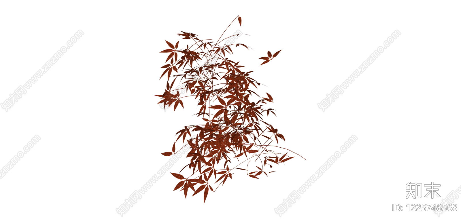 红枫灌木植物模型SU模型下载【ID:1225748568】