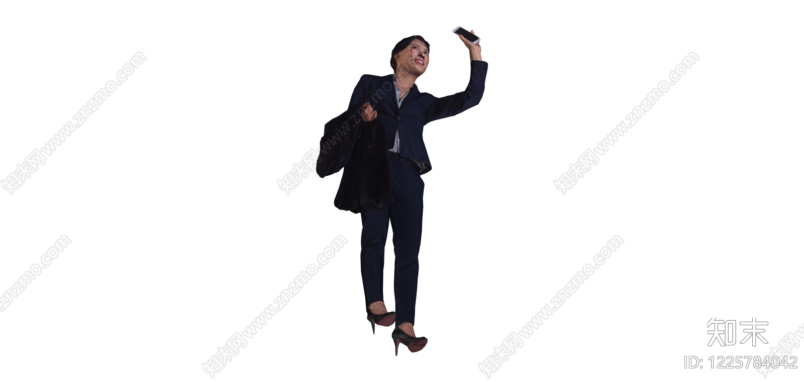 商务女性人物模型SU模型下载【ID:1225784042】