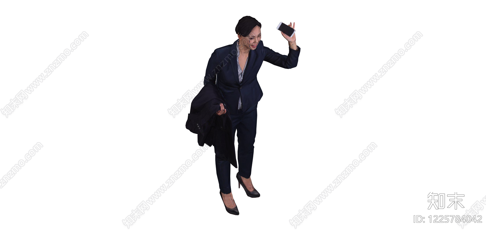 商务女性人物模型SU模型下载【ID:1225784042】