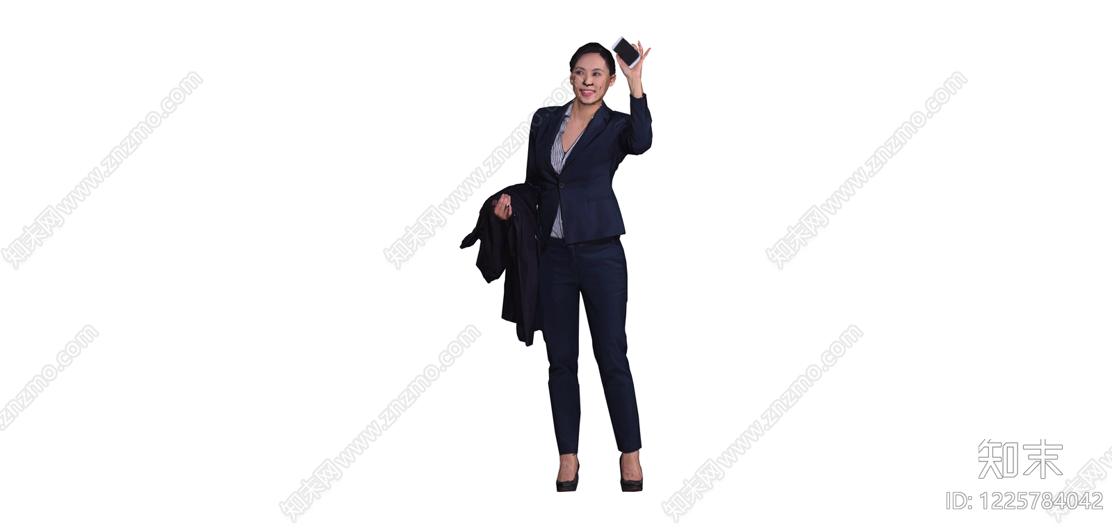 商务女性人物模型SU模型下载【ID:1225784042】