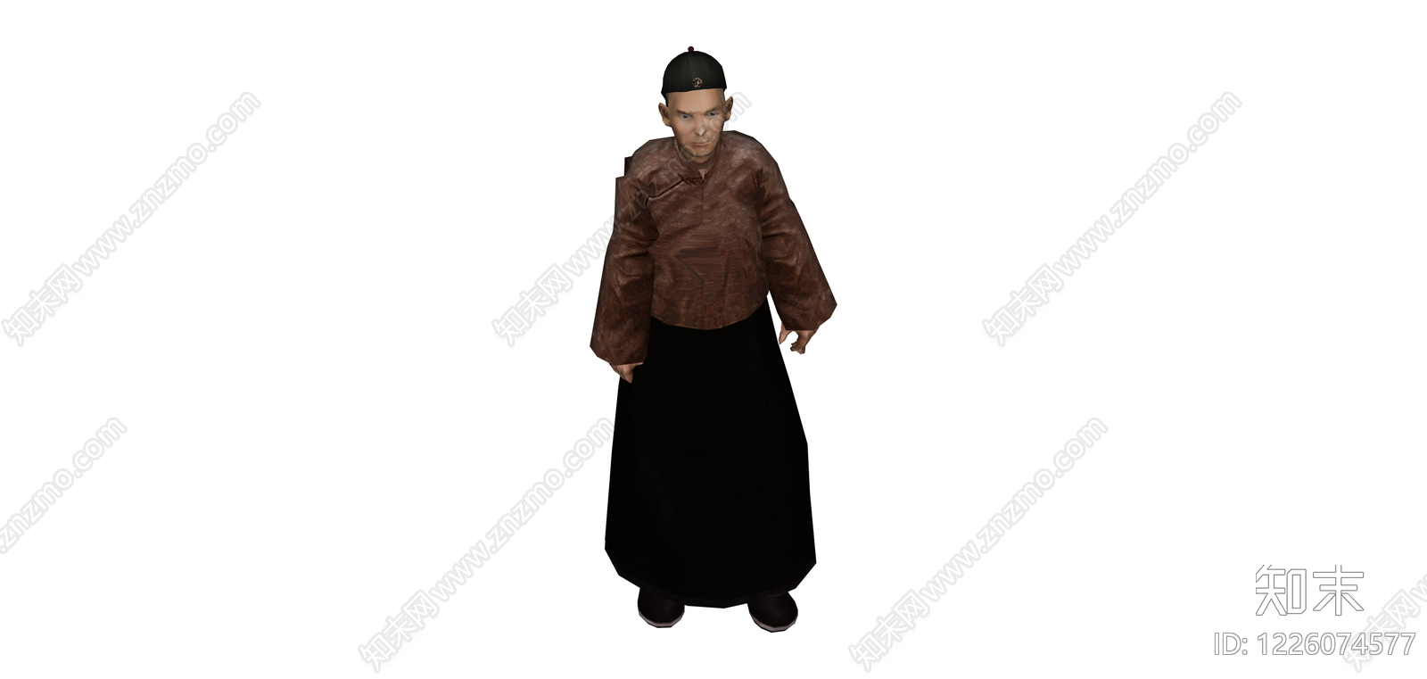 古装人物模型SU模型下载【ID:1226074577】