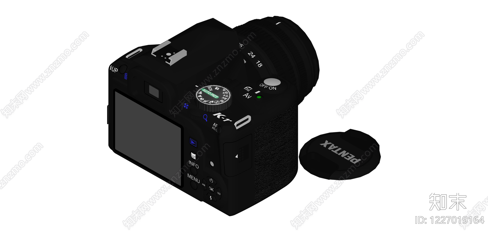 Pentax单反相机模型SU模型下载【ID:1227019164】