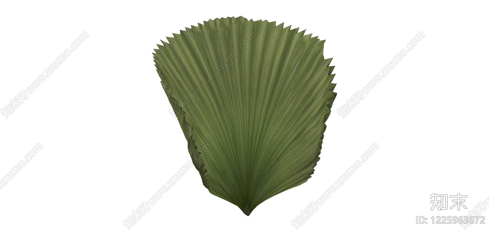 棕榈叶绿植组件SU模型下载【ID:1225963672】