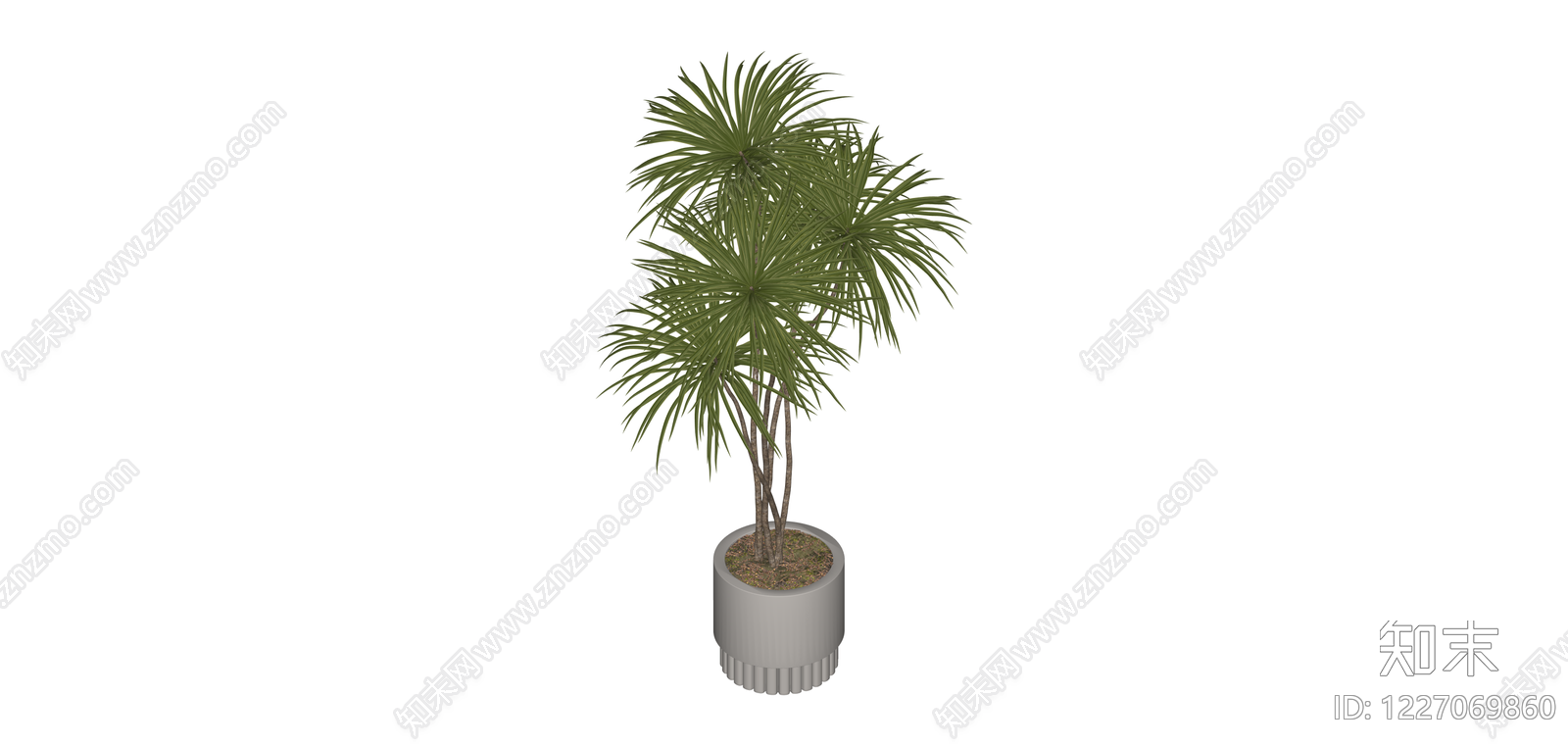盆栽绿植SU模型下载【ID:1227069860】