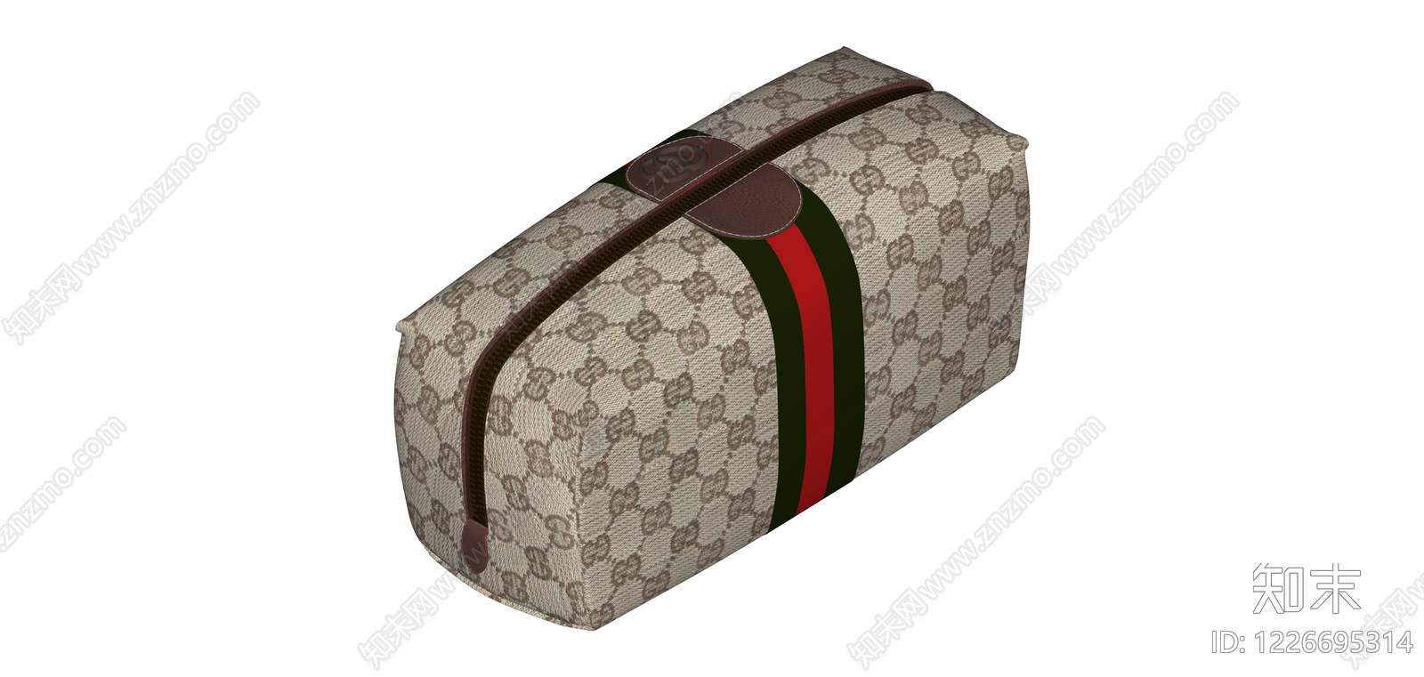 Gucci风格收纳洗漱包SU模型下载【ID:1226695314】