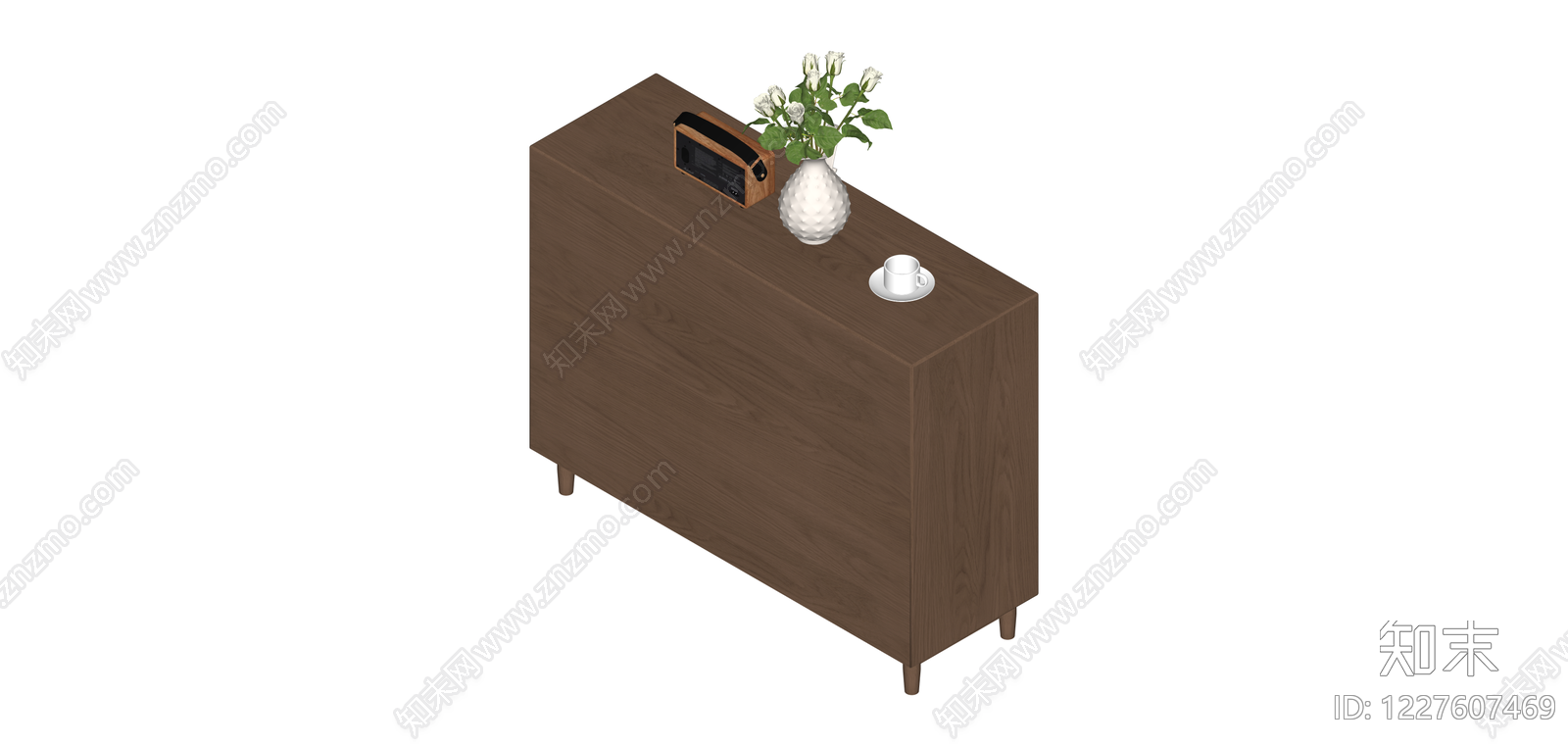 木质储物柜组合SU模型下载【ID:1227607469】