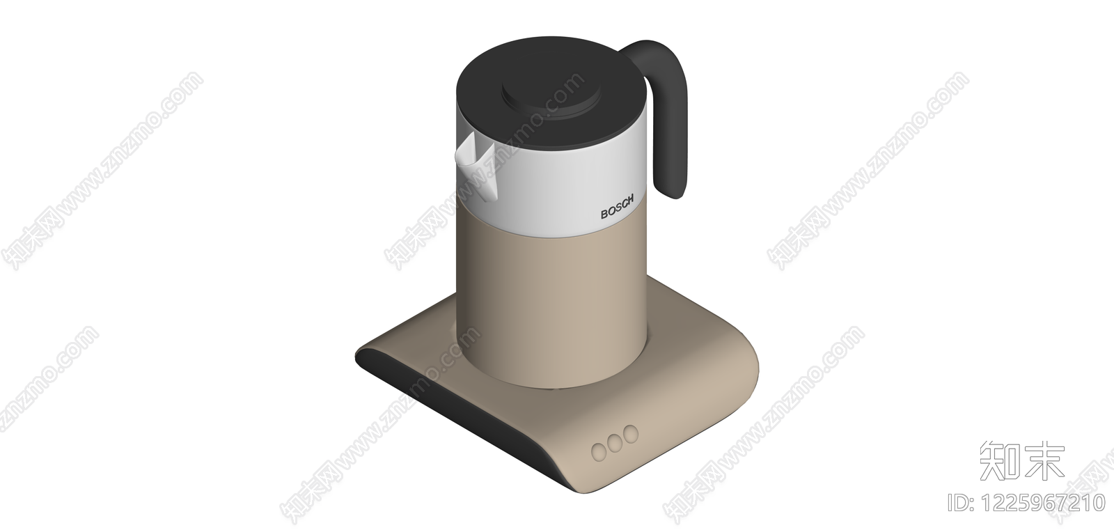 BOSCH电热水壶SU模型下载【ID:1225967210】