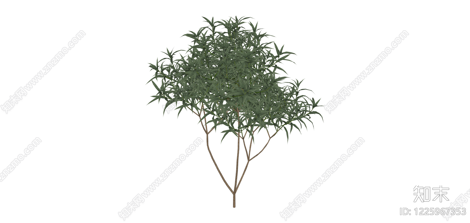 独立景观灌木绿植SU模型下载【ID:1225967353】