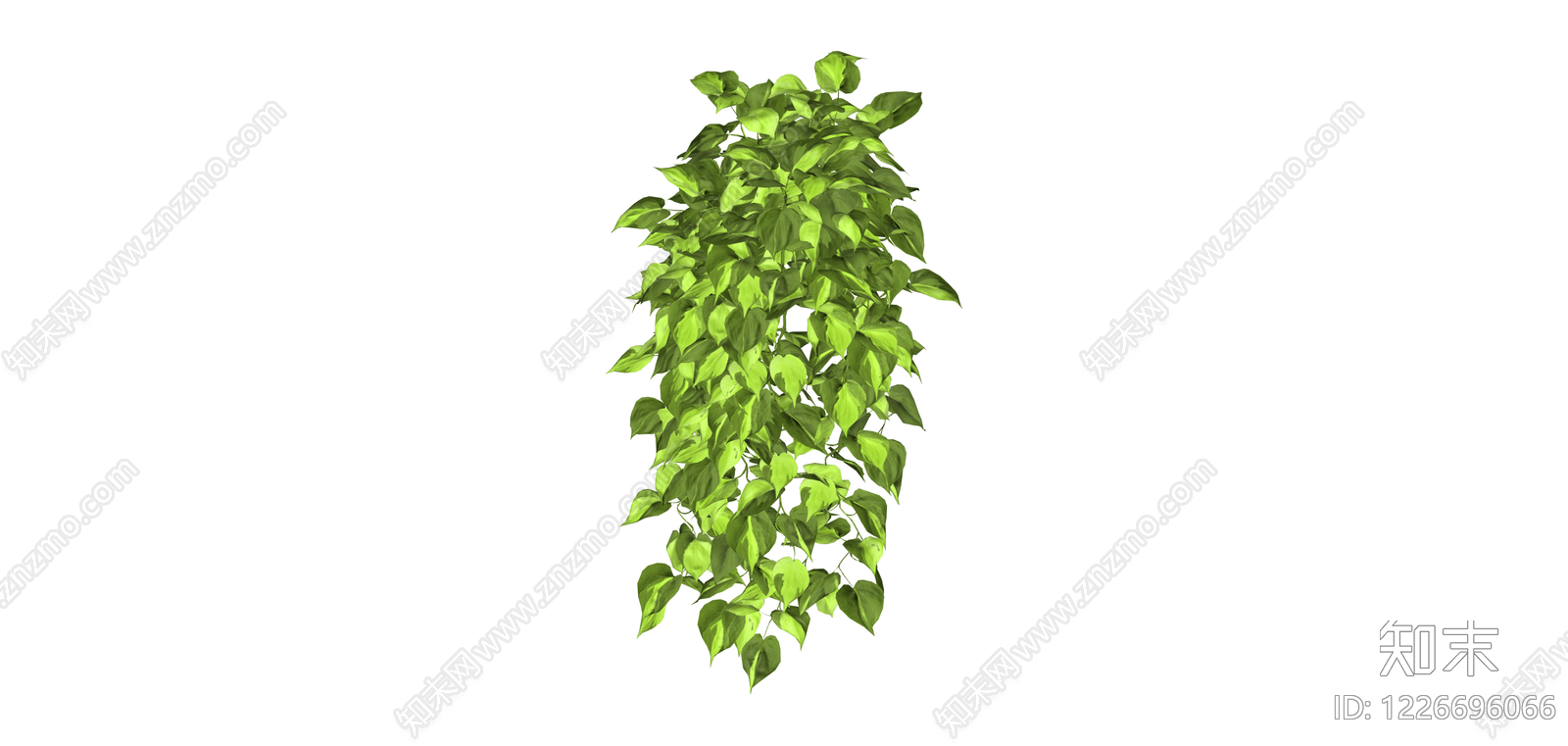 垂吊绿植模型SU模型下载【ID:1226696066】