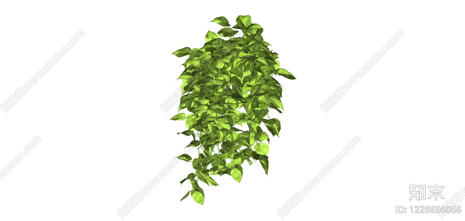 垂吊绿植模型SU模型下载【ID:1226696066】