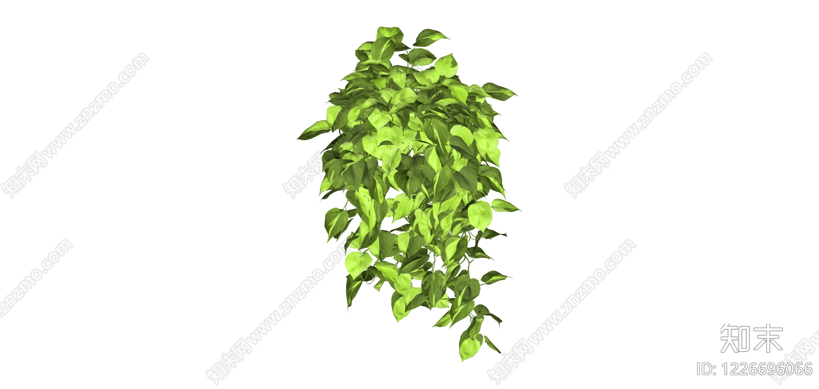 垂吊绿植模型SU模型下载【ID:1226696066】