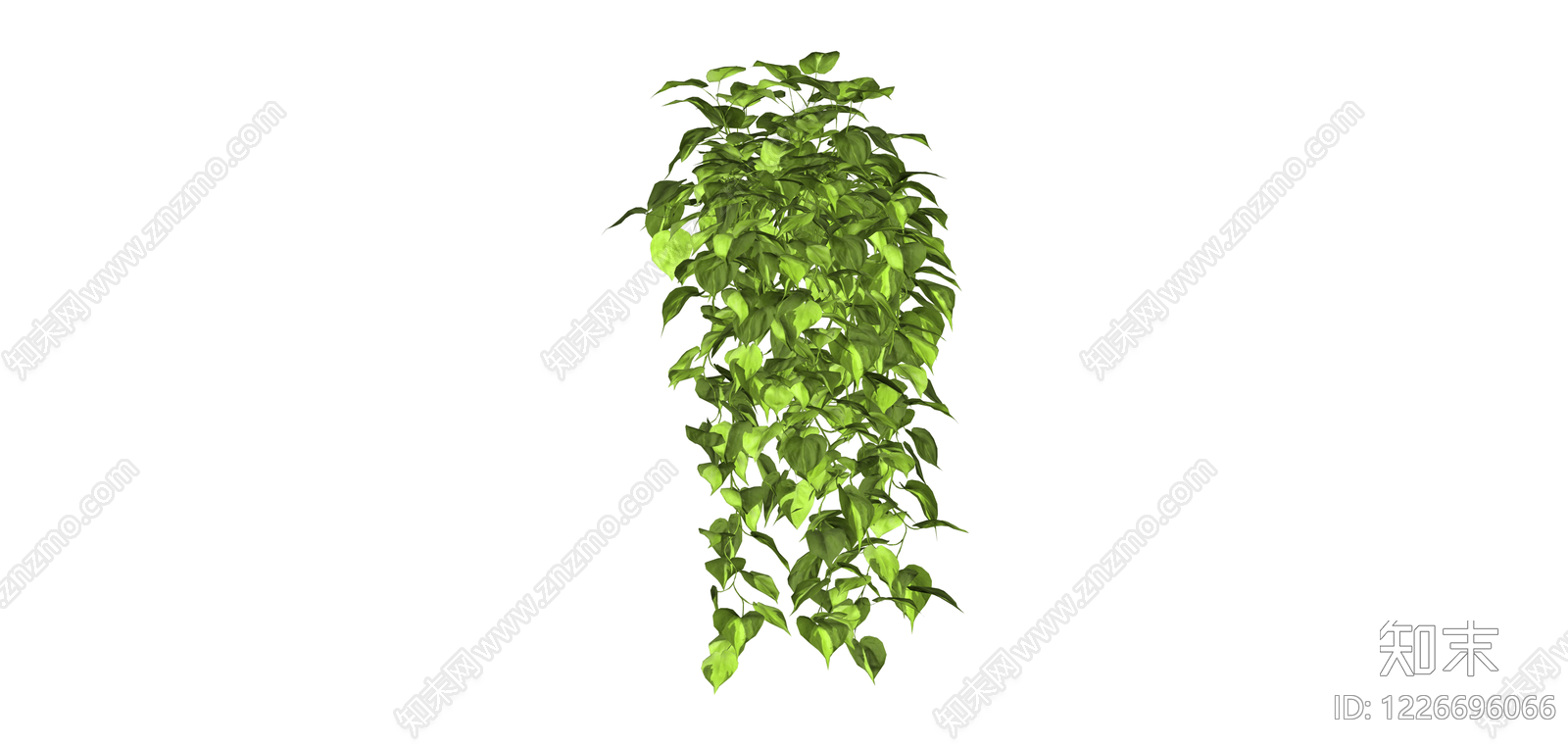 垂吊绿植模型SU模型下载【ID:1226696066】