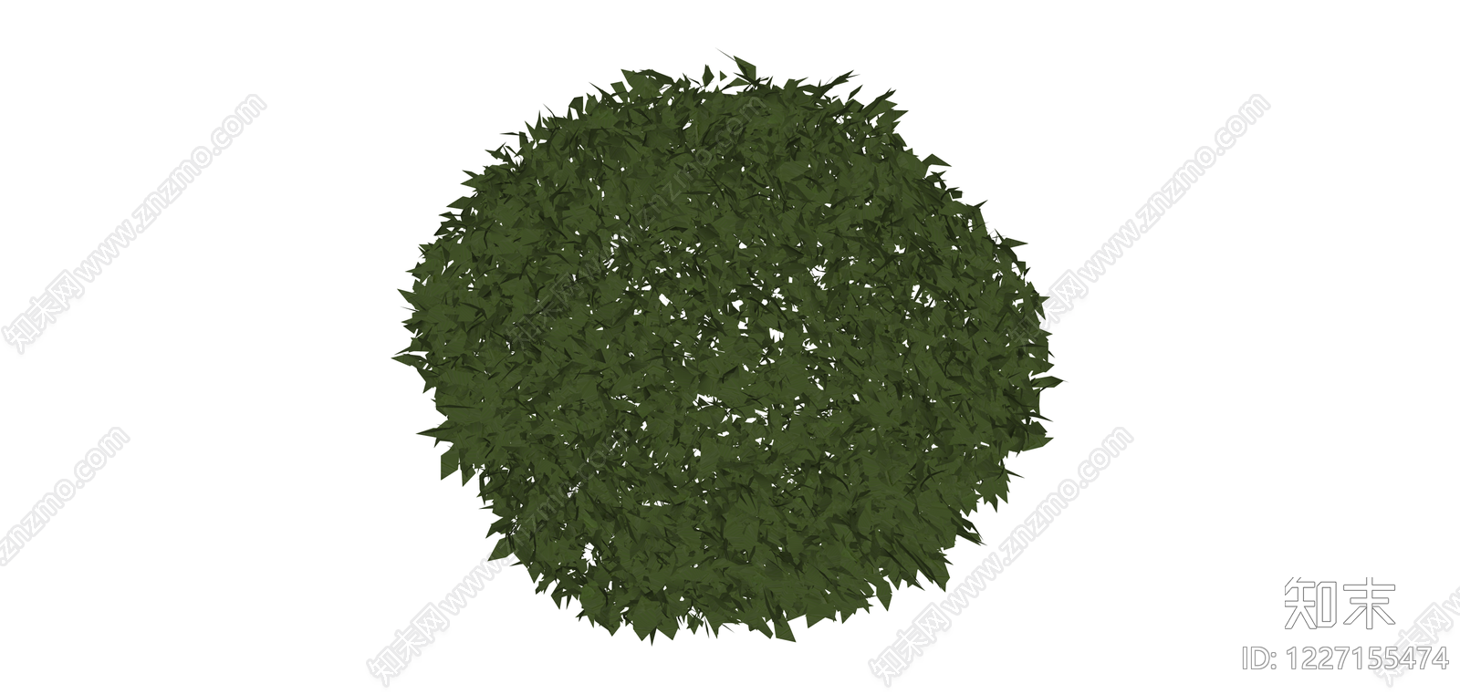 球形绿植灌木模型SU模型下载【ID:1227155474】