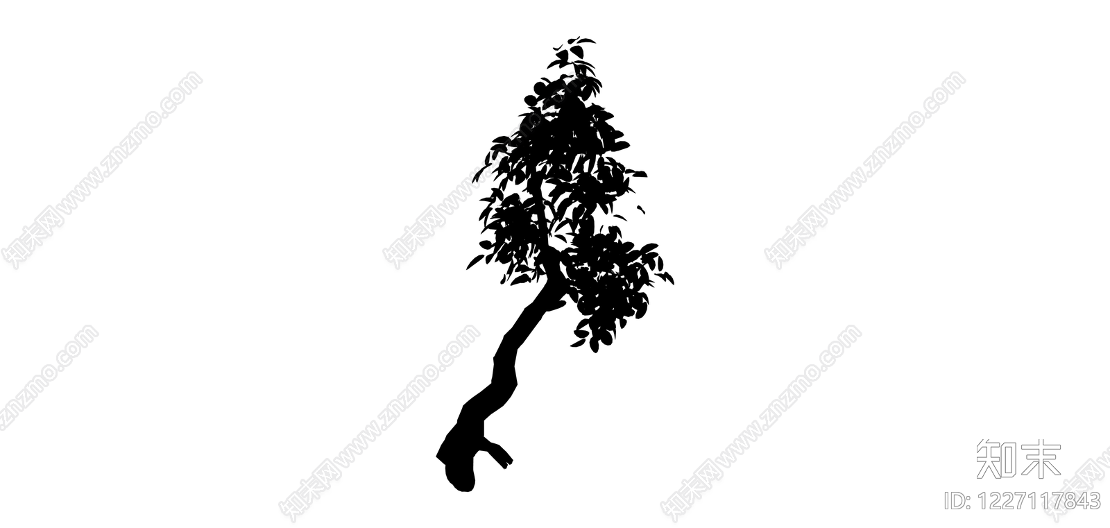 造型景观树木SU模型下载【ID:1227117843】