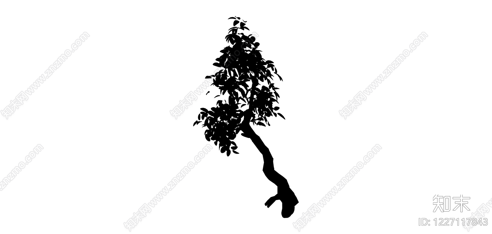 造型景观树木SU模型下载【ID:1227117843】