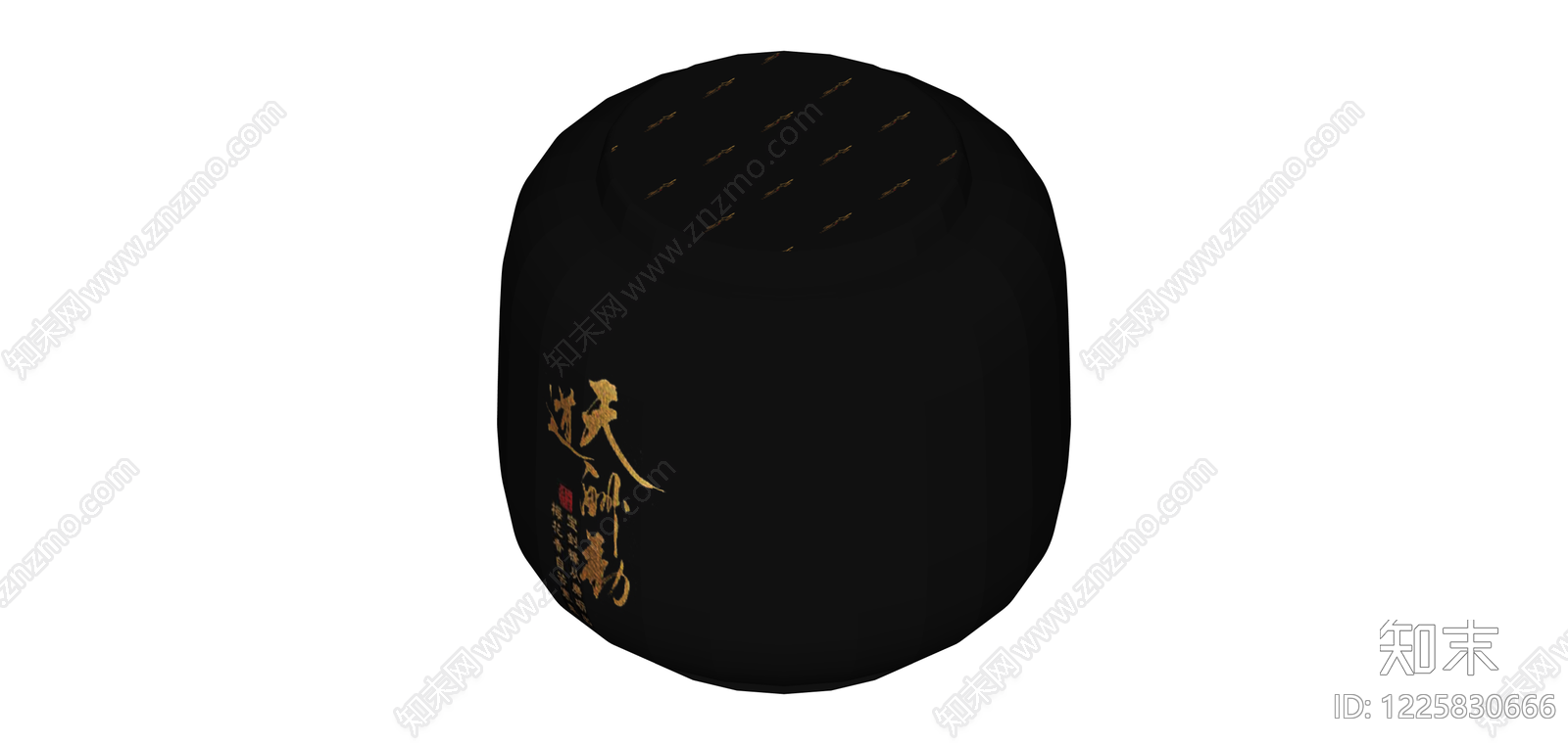 黑色中式灯笼SU模型下载【ID:1225830666】