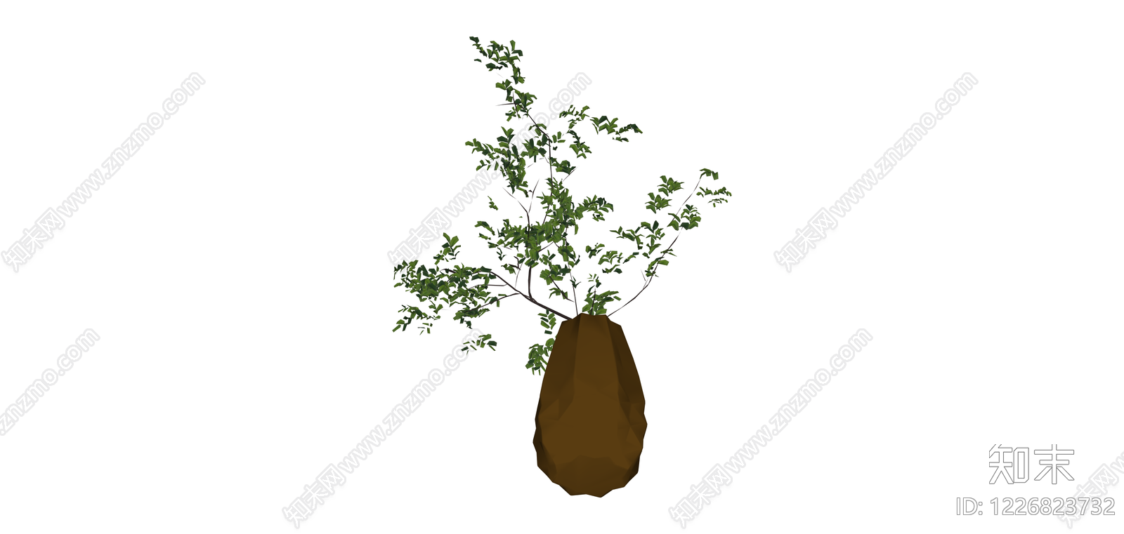 盆栽绿植SU模型下载【ID:1226823732】
