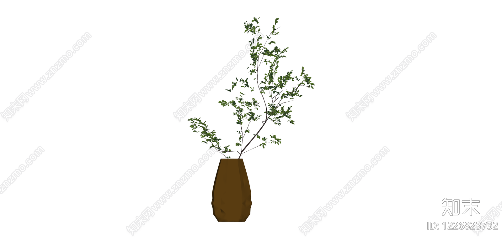盆栽绿植SU模型下载【ID:1226823732】