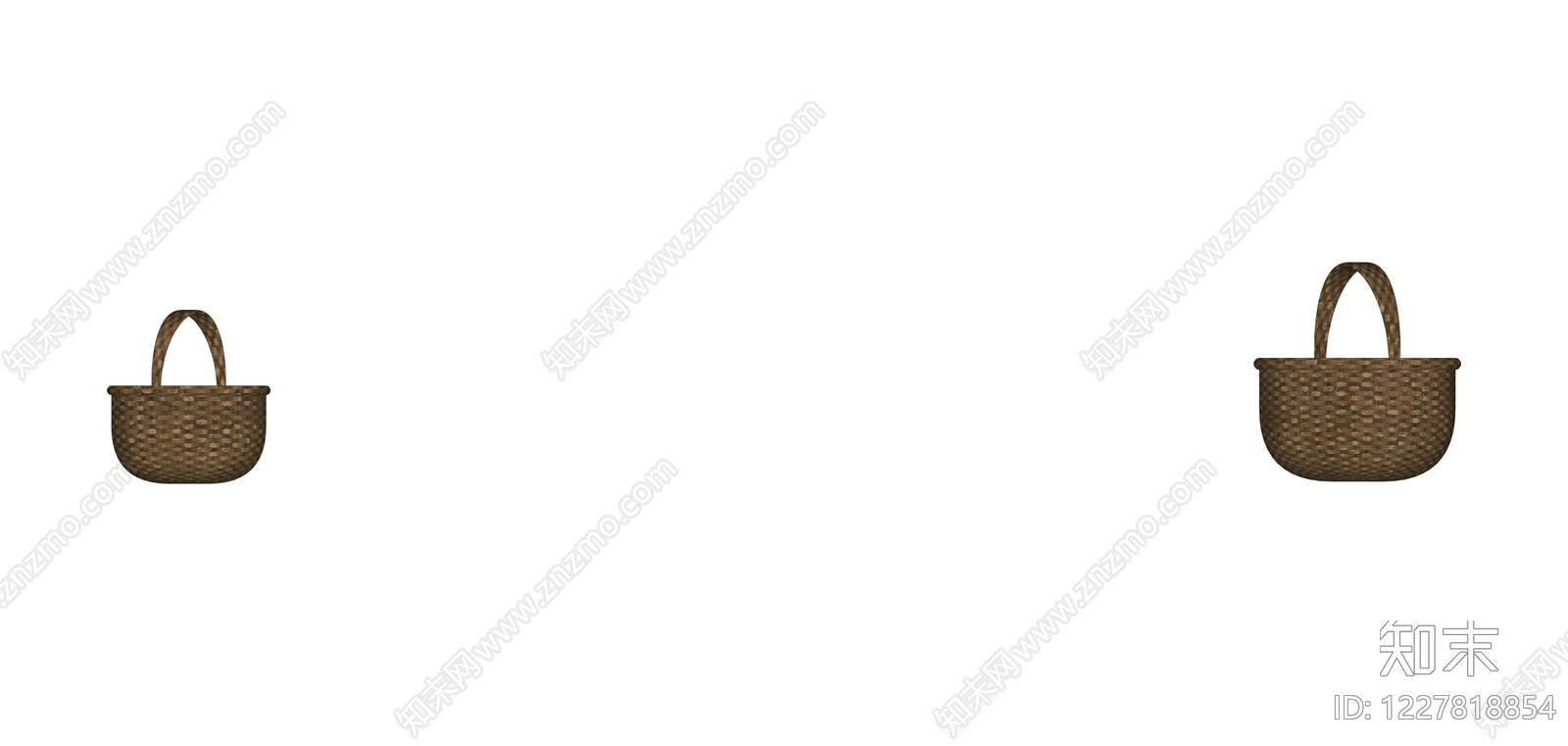 编织提篮SU模型下载【ID:1227818854】