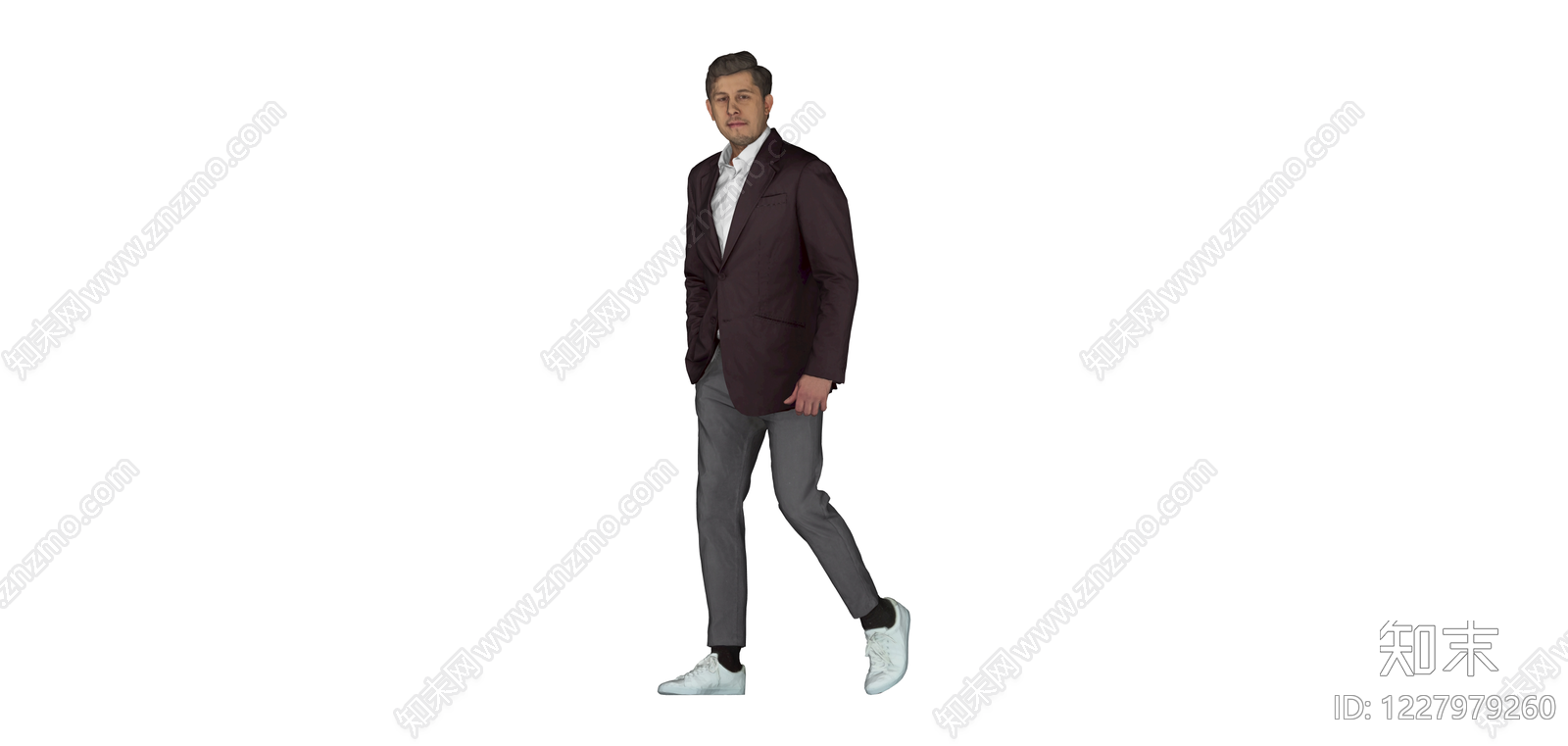 商务男士行走姿态SU模型下载【ID:1227979260】