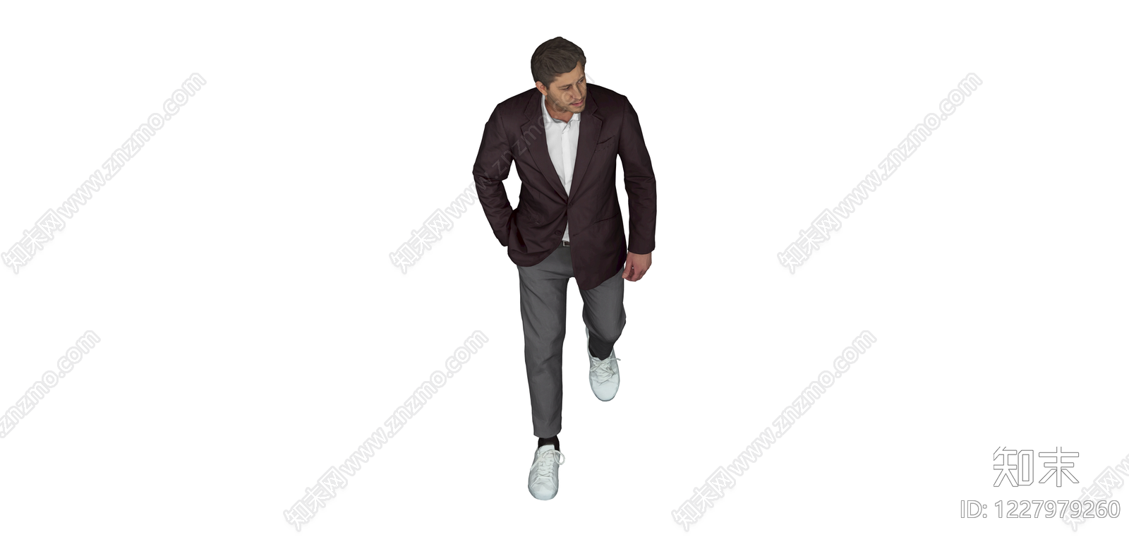 商务男士行走姿态SU模型下载【ID:1227979260】