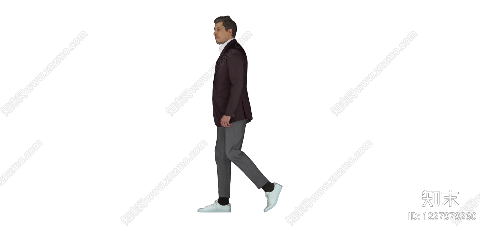商务男士行走姿态SU模型下载【ID:1227979260】