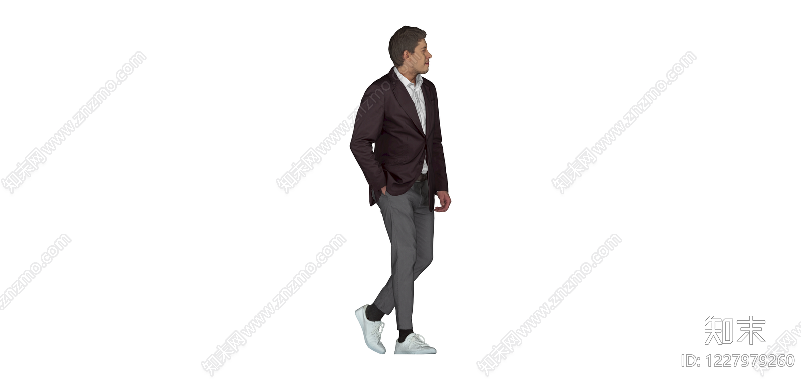商务男士行走姿态SU模型下载【ID:1227979260】