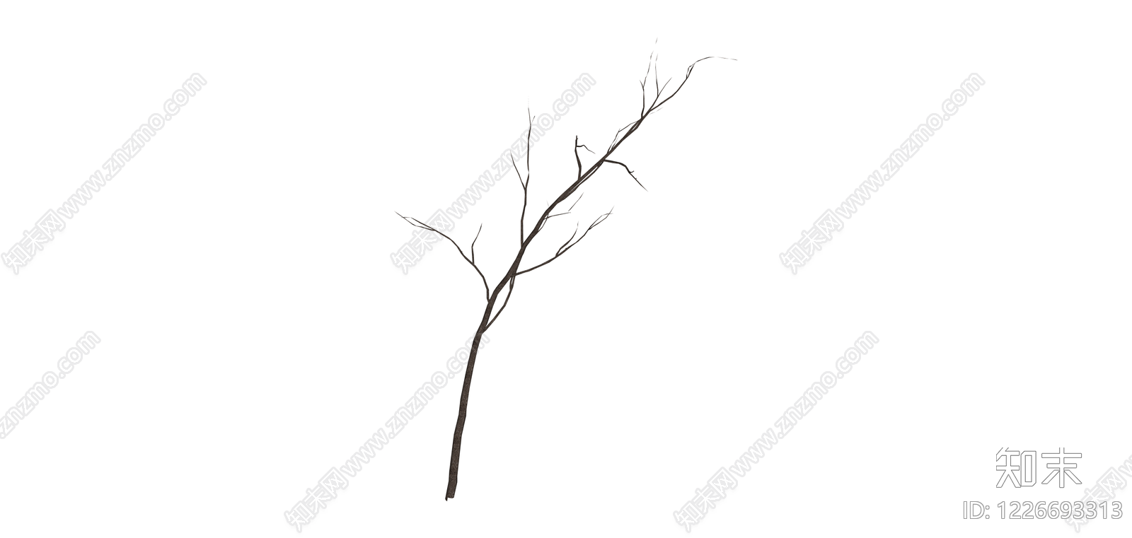 枯树模型SU模型下载【ID:1226693313】